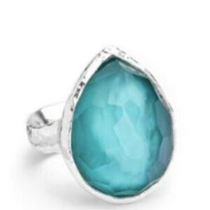 Ippolita | Sterling Silver Wonderland Teardrop Ring in Denim